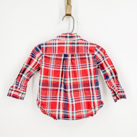 Ralph Lauren Classic Red and Blue Plaid Shirt - Picture 3 of 3